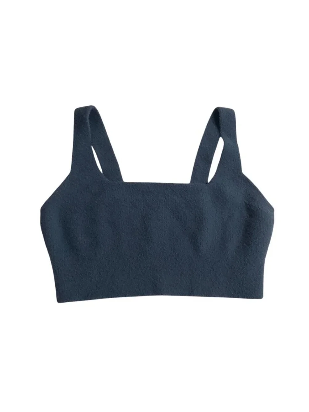 ALO Yoga Snuggle Up Sweater Bra in Bluestone